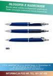Długopis DELUXE niebieski z nadrukiem 100szt